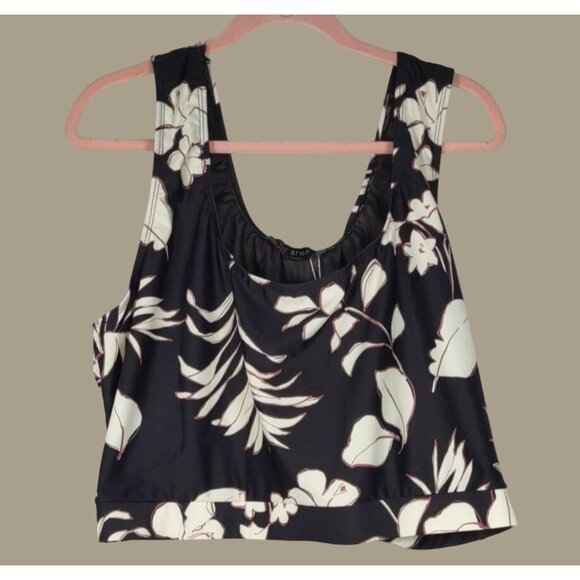 In the Style Women's Black and Cream Floral 2-piece Bikini Set Size 26 NWT - Picture 11 of 16